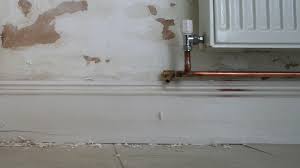 The terrace is exposed to harsh weather conditions and water easily accumulates on the surface resulting in leakage and damp patches on the interiors. Damp Walls