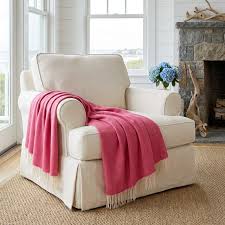 Southampton Home Merino Wool Herringbone Throw (Pink ) – Prince of Scots