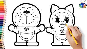 How To Draw Doraemon Dorami Step By Step For Kids In 2020 Doraemon Drawings Easy Drawings Sketches
