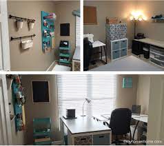 The best home office ideas empower you to do your best work. Home Office Craft Room Makeover Plans My Homier Home