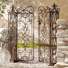 Gartentor Florenz 2 Turig Antik Look Eisen Gartentore Schmiedeeiserne Gartentore Und Gartentor Metall