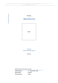 4.1 best practice regeln schweiz. Tabellarischer Lebenslauf Tipps Muster E Fellows Net