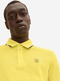 TOM TAILOR Men's Polo Shirt in Yellow