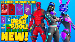 The cuddlepool skin is a fortnite cosmetic that can be used by your character in the game! New Leaked Fortnite Skins Emotes Deadpool Chapter 2 Season 2 Youtube