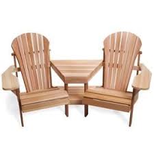 All Things Cedar Muskoka Set Of 2 Natural Cedar Wood Stationary Adirondack Chair S With Solid Seat Lowes Com In 2020 Adirondack Chair Outdoor Furnishings Rustic Furniture