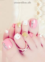 Cómo pintar uñas decoradas 💅 diseños de uñas rojas con cintas. Las Mejores Imagenes De Unas Acrilicas Para Pies Del 2019 Disenos De Unas Pies Unas De Pies Sencillas Unas Pies Decoracion