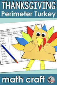 Thanksgiving Perimeter Turkey Thanksgiving Math Activities Math Activities Thanksgiving Math