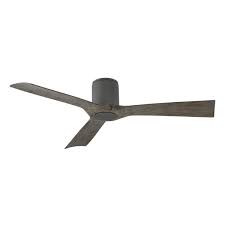 Just remember only a fan designed for the outside can be placed there. Modern Forms Aviator 54 Flush Mount Outdoor Smart Ceiling Fan In Graphite Lightsonline Com