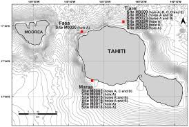 Map of tahiti area hotels: Map Of Tahiti Showing The Locations Of The 3 Areas Maraa Faaa And Download Scientific Diagram