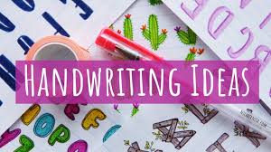 If your tastes change or you're moving the lettering is removeable. Cool Handwriting Ideas Cute Handwriting Styles For Headings School Notes Youtube