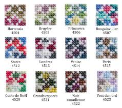 Dmc Coloris Color Chart Coloris Threads