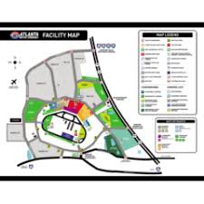 Maps Fans Atlanta Motor Speedway