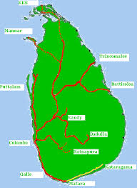 Map Of Sri Lanka Railway Lines Source Www Srilankanlocos Com Download Scientific Diagram