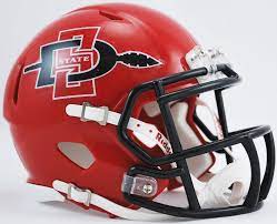 San Diego State Aztecs Ncaa Mini Speed Football Helmet Discontinued Football Helmets College Football Helmets Helmet