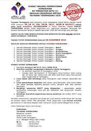 Individu yang tidak pernah mendapat sebarang bantuan sama ada bantuan prihatin nasional (bpn) atau bantuan sara hidup (bsh) boleh mengemukakan permohonan baharu mulai 15 oktober hingga 15 november 2020. Kelayakan Baharu Permohonan Imtiaz Yayasan Terengganu Facebook