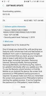 Level 2 · 3y · edited 3y. Us Unlocked Galaxy Note 9 Pie Update Is Rolling Out Sammobile