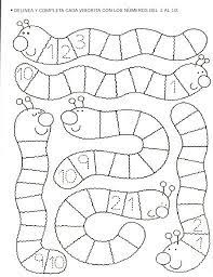 Gusanos Del 1 Al 10 Numbers Preschool Math For Kids Preschool Worksheets