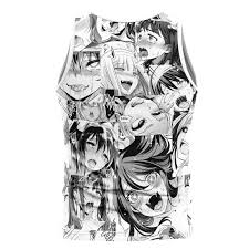 Ahegao Manga Collage Tank Top - Anime Ape