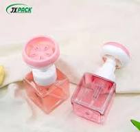 Hot Sale Plastic Soap Foam Pump Dispenser 250ml Pet Body Wash Empty Flower  Mousse Foam Pump Bottle
