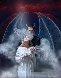 Pin By Adam Braithwaite On Angels Angelic Realms Satanic Art Dark Art Demon Art