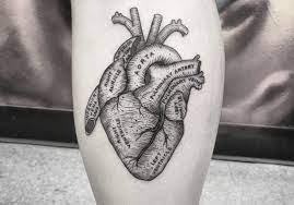 It's not very common, so if you like it, it would be more of an original design. 39 Inspiring Anatomical Heart Tattoos Tattoobloq