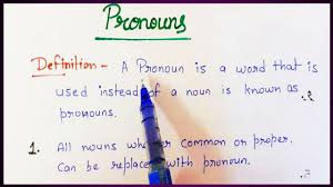 B) david's and my cat chased the dog. Pronoun Types Of Noun What Is Pronoun In English Definition Of Pronoun Youtube
