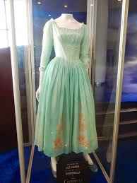 Hollywood Movie Costumes And Props Lily James And Richard Madden S Costume From Disney S Cinderella On Displa Cinderella Dresses Disney Dresses Costume Design
