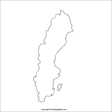 The outlined map of sweden is for those scholars who are just learning to draw the full and accurate map of the country but have no clue as to how they should go ahead. Printable Blank Map Of Sweden Outline Transparent Png Map