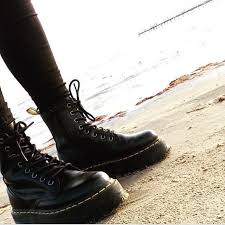 Voss women's leather strap sandals. Dr Martens On Instagram Docs Of The Day Shared By Jenniesparr Drmartens Jadon Boots In Black Drmartenstyle Boots Shoes Cute Shoes
