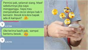 Proposal penelitian dibuat untuk mengusulkan penelitian skripsi atau proyek pendanaan. Biar Enggak Disemprot Begini Panduan Nge Chat Dosen Untuk Konsultasi Tugas Atau Skripsi Boombastis
