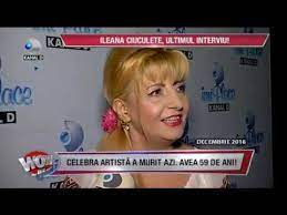 Ileana ciuculete a fost înmormântată weekendul trecut și a lăsăt în urmă multă durere cruntă pentru familia ei, dar și pentru fanii care o iubeau. Wowbiz 14 03 2017 Ileana Ciuculete A Murit Sotul Ei E Distrus De Durere Editie Completa Youtube