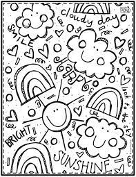 Your kid probably recollects seeing a rainbow and the sun together in real life. Rainbow Coloring Page Freebie For The Classroom Or Home Fromthepond Coloringpage Freebie Kindergarten Coloring Pages Spring Coloring Pages Coloring Pages