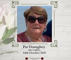 The death has occurred of Martin Hagan, Tubbertown, Stamullen, Co. Meath.  25th March 2025. Peacefully in the loving care of St. Francis Hospice after  a long illness, surrounded by his loving family.