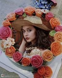 Photo Editing Happy Birthday Cake With Photo Frame Happy Birthday Cake With Photo Editor Online Birthday Cake Editor Happy O Happy Birthday Wishes Cake Happy Birthday Love Cake Happy Birthday Cake Images