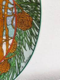 Winter Forest Decorative Plate By K Blume For Villeroy Boch 1970s For Sale At Pamono