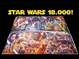 Star wars™ celebrating the skywalker saga 1000 piece jigsaw puzzle. Star Wars 18 000 Puzzle Completed Star Wars 18000 Jigsaw Puzzle Time Lapse Video Youtube