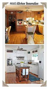 1950 S Kitchen Renovation On A Budget Before And After Pics Remodelingkitchenideasonabudget Kitchen Renovation Budget Kitchen Remodel Ranch Kitchen Remodel