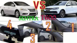 تحدي الطلعه والسحب على الطريق نيسان سنترا و زوتي nissan sentra vs zotye entertaining reviews