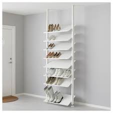 Elvarli Shelf Unit White Width 36 1 8 Min Height 87 1 4 Learn More Ikea Obuvnye Polki Idei Ikea Shkaf Dlya Obuvi