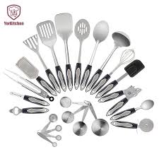 The utensils are heat resistant, perfect for any kitchen need, and handy in preparation, mixing, serving, baking and turning. Cheap Price Wholesale Stainless Steel Kitchen Utensils Set Buy Kitchen Utensil Set Kitchen Utensil Set Kitchen Utensils Set Product On Alibaba Com