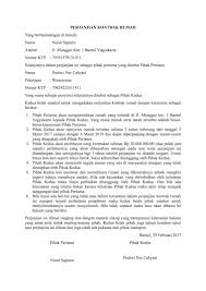 Surat pernyataan juga bisa digunakan untuk menimbulkan efek jera bagi seseorang yang melanggar aturan di suatu tempat. Contoh Surat Perjanjian Kontrak Rumah Sederhana Contoh Surat