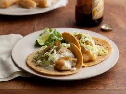 Dip the sand dabs into the beaten egg and then into the breadcrumbs, coating the fish thoroughly. Baja Fish Tacos Recipe Food Network Kitchen Food Network