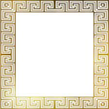 R11 Gold Stuff 068 Png Greek Frame Frame Frame Clipart
