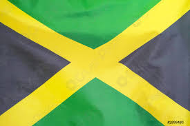 Die flagge jamaikas besteht aus vier dreieckigen farbflächen in schwarz und grün und einem gelben andreaskreuz. Fahne Von Jamaica Fahne Von Jamaica Schwenkt Im Wind Foto Vorratig Crushpixel