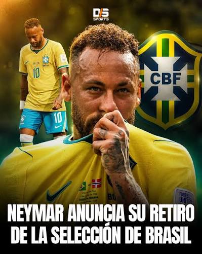 DS SPORTS | Neymar anunció su retiro de la Selección de Brasil. 🇧🇷👋 “Lo  intenté. Todo comenzó aquí y aquí terminó”, declaró tras el partido.  Vía:... | Instagram