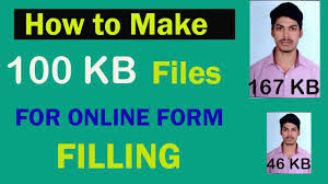 How To Reduce Photo Size Less Than 20 Kb 50 Kb 100 Kb Sp Skywards Youtube