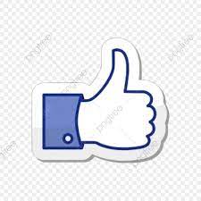 Facebook Thumb Like Thumbs Up Clipart Facebook Thumb Png Transparent Clipart Image And Psd File For Free Download In 2021 Facebook Icon Png Facebook Icons Digital Sticker
