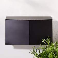 Maybe you would like to learn more about one of these? Bow Angled Black Wall Mounted Mailbox Reviews Cb2