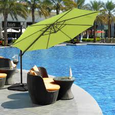 Includes patio umbrella and base for convenient assembly. Ssdsb072 Moprem Home 10ft Cantilever Offset Patio Umbrella With Vertical Tilt And 360 Degree Rotation Function Lime Green
