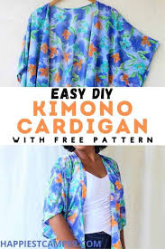 On part 1 you'll learn how to. Easy Diy Kimono Cardigan With Free Pattern
